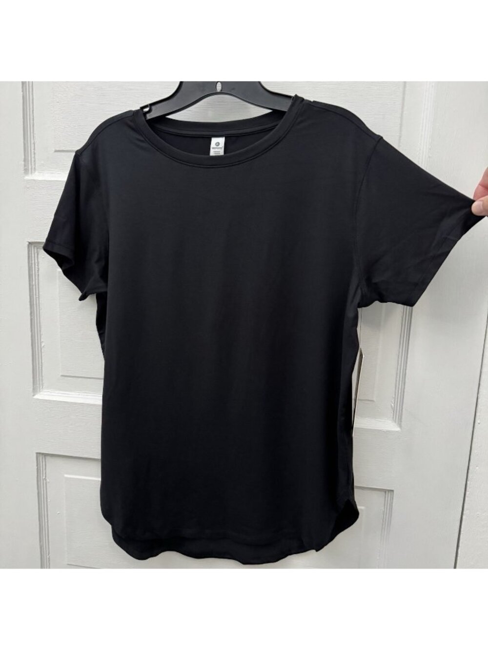 90 Degree by Reflex Cheyenne Tee Women S Black Super Soft Activewear NWT - Picture 1 of 9